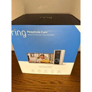 NEW Ring Door View Peephole Camera and Doorbell - Battery Operated NEVER OPENED